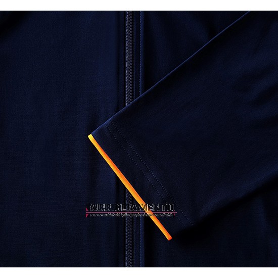 Abbigliamento La Passione 2019 Manica Corta e Pantaloncino Con Bretelle Blu Bianco - Clicca l'immagine per chiudere